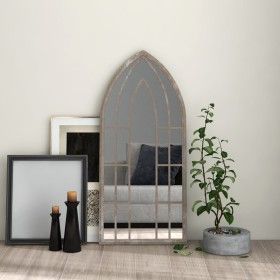 Sandfarbener Eisenspiegel für den Innenbereich, 100 x 45 cm von vidaXL, Spiegel - Ref: Foro24-3093523, Preis: 110,94 €, Rabat...