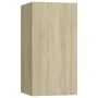 Wohnzimmermöbel-Set 4-teilig Sonoma-Eiche 30,5x30x60 cm von vidaXL, TV-Möbel - Ref: Foro24-3079055, Preis: 134,90 €, Rabatt: %