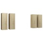 Wohnzimmermöbel-Set 4-teilig Sonoma-Eiche 30,5x30x90 cm von vidaXL, TV-Möbel - Ref: Foro24-3079056, Preis: 171,36 €, Rabatt: %