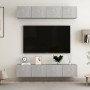 Wohnzimmermöbel-Set 4-teilig betongrau 80x30x30 cm von vidaXL, TV-Möbel - Ref: Foro24-3079060, Preis: 151,49 €, Rabatt: %