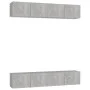 Wohnzimmermöbel-Set 4-teilig betongrau 80x30x30 cm von vidaXL, TV-Möbel - Ref: Foro24-3079060, Preis: 138,90 €, Rabatt: %
