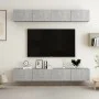 Living room furniture set 4 pieces concrete gray 100x30x30 cm by vidaXL, TV Furniture - Ref: Foro24-3079061, Price: 194,39 €,...