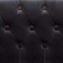 Sillón de terciopelo negro
