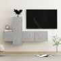 Living room furniture set 3 pieces concrete gray engineered wood by vidaXL, TV Furniture - Ref: Foro24-3079074, Price: 102,96...