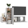 Living room furniture set 3 pieces concrete gray engineered wood by vidaXL, TV Furniture - Ref: Foro24-3079074, Price: 102,96...