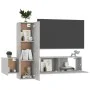 Living room furniture set 3 pieces concrete gray engineered wood by vidaXL, TV Furniture - Ref: Foro24-3079076, Price: 121,28...