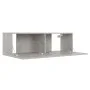 Living room furniture set 3 pieces concrete gray engineered wood by vidaXL, TV Furniture - Ref: Foro24-3079076, Price: 121,28...