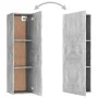 Living room furniture set 3 pieces concrete gray engineered wood by vidaXL, TV Furniture - Ref: Foro24-3079076, Price: 121,28...