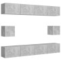 Wohnzimmermöbel-Set, 6-teilig, in Betongrau. von vidaXL, TV-Möbel - Ref: Foro24-3079104, Preis: 229,54 €, Rabatt: %