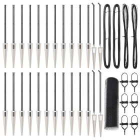 Reja con postes Gris 0.5 x 50 m Acero recubierto de PVC en Paneles de vallas | Comprar online en Foro24