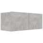 TV-Wohnzimmermöbel-Set, 8-teilig, Betongrau, Holzwerkstoff von vidaXL, TV-Möbel - Ref: Foro24-3079125, Preis: 282,04 €, Rabat...