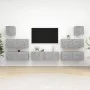 Wohnzimmermöbel-Set 7-teilig betongraues Holzwerkstoff von vidaXL, TV-Möbel - Ref: Foro24-3079133, Preis: 225,96 €, Rabatt: %