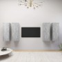 Wohnzimmermöbel 4 Stück Beton grau 30,5x30x90 cm von vidaXL, TV-Möbel - Ref: Foro24-3079161, Preis: 206,33 €, Rabatt: %