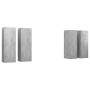 Wohnzimmermöbel 4 Stück Beton grau 30,5x30x90 cm von vidaXL, TV-Möbel - Ref: Foro24-3079161, Preis: 206,33 €, Rabatt: %