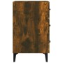 Nachttisch aus geräuchertem Eichenholzwerkstoff, 40 x 40 x 66 cm von vidaXL, Nachttische - Ref: Foro24-817324, Preis: 56,98 €...