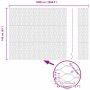 Reja con postes Gris 1.6 x 50 m Acero recubierto de PVC