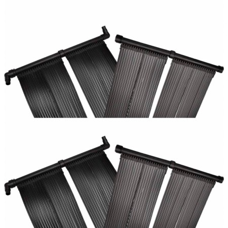 Panel de calentador solar de piscina 4 uds 80x620 cm de vidaXL, Climatizadores de piscina - Ref: Foro24-3079659, Precio: 739,...