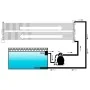 Solar pool heater panel 4 units 80x310 cm by vidaXL, Pool heaters - Ref: Foro24-3079662, Price: 526,92 €, Discount: %