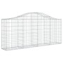 Gabionenkörbe 15 Stk. Bogenform Eisen 200x30x80/100 cm von vidaXL, Töpfe und Pflanzgefäße - Ref: Foro24-3145422, Preis: 1,00 ...