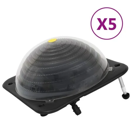 Solar pool heaters 5 pieces HDPE aluminum 75x75x36cm by vidaXL, Pool heaters - Ref: Foro24-3079665, Price: 784,79 €, Discount: %