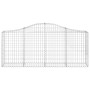 Gabionenkörbe 15 Stk. Bogenform Eisen 200x30x80/100 cm von vidaXL, Töpfe und Pflanzgefäße - Ref: Foro24-3145422, Preis: 1,00 ...