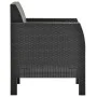 Garden chairs with cushions 2 units PP rattan anthracite gray by vidaXL, Garden chairs - Ref: Foro24-3079666, Price: 180,30 €...