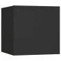 Black engineered wood nightstand 30.5x30x30 cm by vidaXL, Nightstands - Ref: Foro24-3079709, Price: 34,50 €, Discount: %