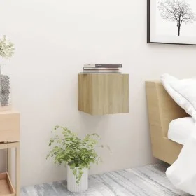 Bedside table made of Sonoma oak engineered wood, 30.5x30x30 cm by vidaXL, Nightstands - Ref: Foro24-3079715, Price: 27,94 €,...