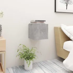 Mesita de noche madera de ingeniería gris hormigón 30,5x30x30cm by vidaXL, Nightstands - Ref: Foro24-3079718, Price: 25,53 €,...