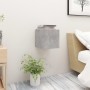 Nachttisch aus grauem Beton-Verbundholz 30,5x30x30cm von vidaXL, Nachttische - Ref: Foro24-3079718, Preis: 24,81 €, Rabatt: %