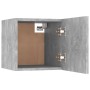 Mesita de noche madera de ingeniería gris hormigón 30,5x30x30cm by vidaXL, Nightstands - Ref: Foro24-3079718, Price: 24,81 €,...