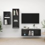 Wohnzimmermöbel 3-teilig, glänzend graues Holzwerkstoff von vidaXL, TV-Möbel - Ref: Foro24-3079735, Preis: 135,07 €, Rabatt: %