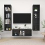 Wohnzimmermöbel 3 Stück graues Holzwerkstoff mit Glanz von vidaXL, TV-Möbel - Ref: Foro24-3079762, Preis: 171,66 €, Rabatt: %