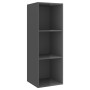 Wohnzimmermöbel 3 Stück graues Holzwerkstoff mit Glanz von vidaXL, TV-Möbel - Ref: Foro24-3079762, Preis: 171,66 €, Rabatt: %