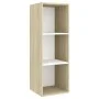 Wohnzimmermöbel 2 Stk. Holzwerkstoff weiß und Sonoma Eiche von vidaXL, TV-Möbel - Ref: Foro24-3079795, Preis: 113,05 €, Rabat...