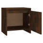 Nachttisch aus geräuchertem Eichenholzwerkstoff, 45 x 34 x 44,5 cm von vidaXL, Nachttische - Ref: Foro24-813044, Preis: 34,18...