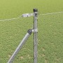 Reja con postes Plateado 1.4 x 10 m Acero recubierto de PVC