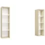 Wandmontierte Wohnzimmermöbel, 2 Stück, Weiß und Sonoma-Eiche von vidaXL, TV-Möbel - Ref: Foro24-3079867, Preis: 126,94 €, Ra...