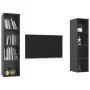 Wohnzimmer Wandmöbel 2 Stk. Technisches Holz glänzend grau von vidaXL, TV-Möbel - Ref: Foro24-3079870, Preis: 121,63 €, Rabat...