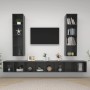 Muebles de salón de pared 4 pzas madera ingeniería gris brillo de vidaXL, Muebles TV - Ref: Foro24-3079897, Precio: 243,79 €,...