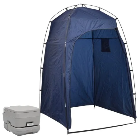 Inodoro portátil para camping con tienda 10+10 L by vidaXL, Portable showers and toilets - Ref: Foro24-3081889, Price: 131,91...