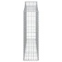 Gabionenkörbe 3 Stück Bogenform Eisen 200x30x100/120 cm von vidaXL, Töpfe und Pflanzgefäße - Ref: Foro24-3145431, Preis: 234,...