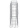 Gabionenkörbe, 20 Stück, Bogenform aus Eisen, 200 x 30 x 80/100 cm von vidaXL, Töpfe und Pflanzgefäße - Ref: Foro24-3145424, ...