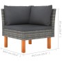 Gartenmöbel-Set 7-teilig synthetisches Rattan Eukalyptusgrau von vidaXL, Gartensets - Ref: Foro24-3082082, Preis: 537,60 €, R...