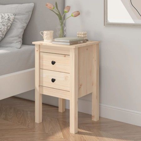 Mesita de noche madera maciza de pino 40x35x61,5 cm de vidaXL, Mesitas de noche - Ref: Foro24-813689, Precio: 57,87 €, Descue...