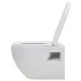 Wand-WC mit verstecktem Hochspülkasten aus Keramik von vidaXL, Badezimmer - Ref: Foro24-3082092, Preis: 311,71 €, Rabatt: %
