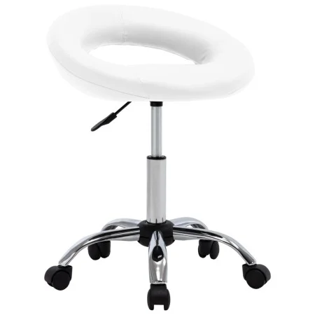 Drehbarer Esszimmerstuhl Kunstleder weiß von vidaXL, Essstühle - Ref: Foro24-3085829, Preis: 63,85 €, Rabatt: %