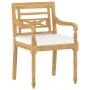 4-piece garden furniture set with solid teak wood cushions by vidaXL, Garden sets - Ref: Foro24-3087052, Price: 572,80 €, Dis...