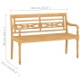 4-piece garden furniture set with solid teak wood cushions by vidaXL, Garden sets - Ref: Foro24-3087052, Price: 583,01 €, Dis...