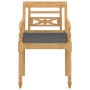 Sillas Batavia con cojines 4 unidades madera maciza de teca von vidaXL, Gartenstühle - Ref: Foro24-3087057, Preis: 498,42 €, ...